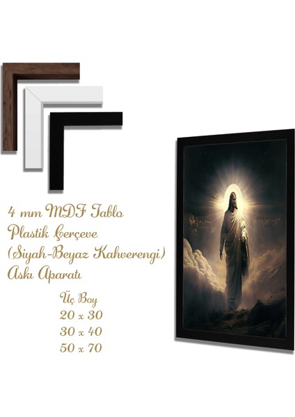 Ahşap Tablolar- Yapay Zeka ile Oluşturulmuş Görseller Uv Baskı-Mdf Tablo /5419