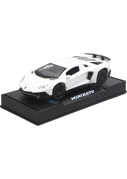 1:32 16CM Alaşım Araba Modeli Spor Araba Sedan Ses ve Işık Bumerang Kapı Açacağı Araba Modeli Koleksiyonluk Süs (Yurt Dışından)