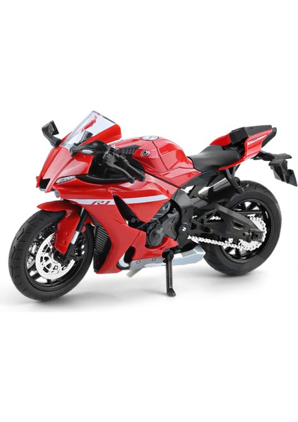 1:12 Alaşımlı Motosiklet Modeli Ses ve Işık Şok Emme Scooter Modeli Koleksiyonluk Süs (Yurt Dışından)