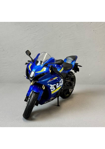 1:12 Ses ve Işık Şok Emicili Alaşım Motosiklet Modeli Motosiklet Koleksiyonu Süsleri (Yurt Dışından)