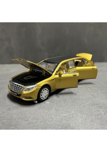 1:32 16CM Alaşım Araba Modeli Spor Araba Sedan Ses ve Işık Bumerang Kapı Açacağı Araba Modeli Koleksiyonluk Süs (Yurt Dışından)