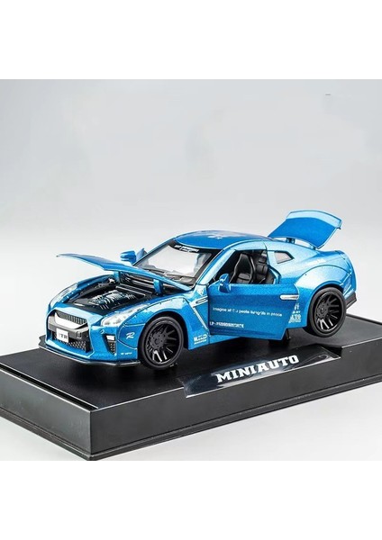 1:32 16CM Alaşım Araba Modeli Spor Araba Sedan Ses ve Işık Bumerang Kapı Açacağı Araba Modeli Koleksiyonluk Süs (Yurt Dışından)
