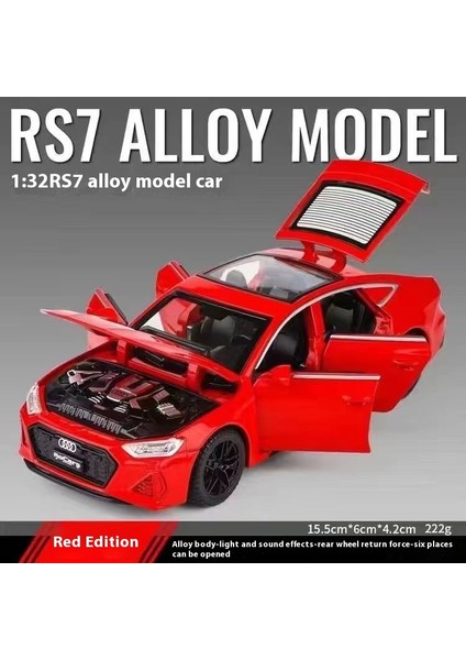 Audi Rs7 Alaşımlı Araba Modeli Ses ve Işıkla Kapıyı Açabilen Oyuncak Araba (Yurt Dışından)