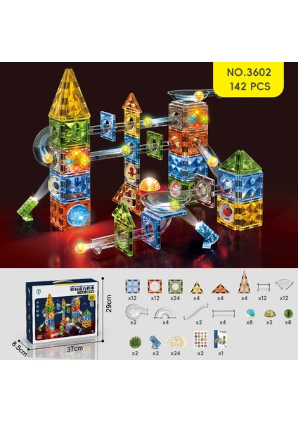 Çocuk Eğitici Montaj Parça Tumbler Blokları Bulmaca Dıy Patchwork Oyuncaklar (Yurt Dışından)
