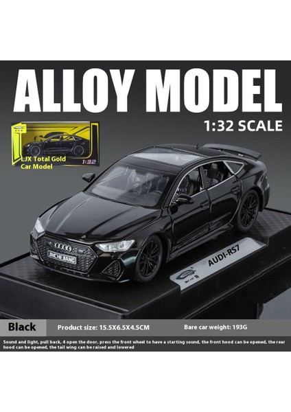 Audi Rs7 Alaşımlı Araba Modeli Ses ve Işıkla Kapıyı Açabilen Oyuncak Araba (Yurt Dışından)