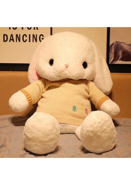 Büyük Panda Ayı Kurumi Melodi Beyaz Tavşan Peluş Oyuncak Bebek Bebek 80CM (Yurt Dışından)