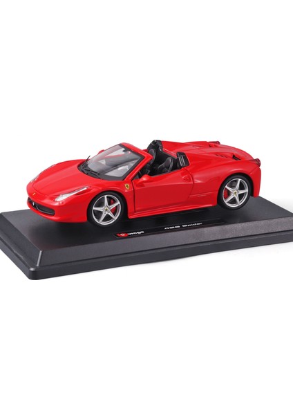 1:24 23CM Alaşım Araba Modeli Yankı Sesli ve Işıklı Açık Kapı Spor Araba Modeli Süs (Yurt Dışından)