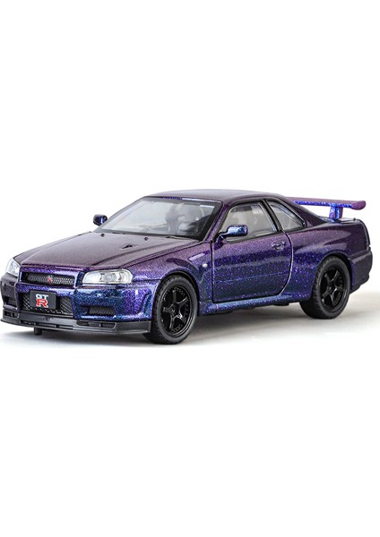 1:32 16CM Alaşım Araba Modeli Spor Araba Sedan Ses ve Işık Bumerang Kapı Açacağı Araba Modeli Koleksiyonluk Süs (Yurt Dışından)