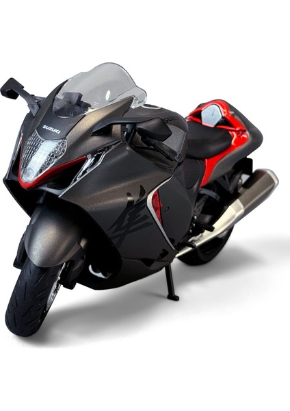 1:12 Ses ve Işık Şok Emicili Alaşım Motosiklet Modeli Motosiklet Koleksiyonu Süsleri (Yurt Dışından)