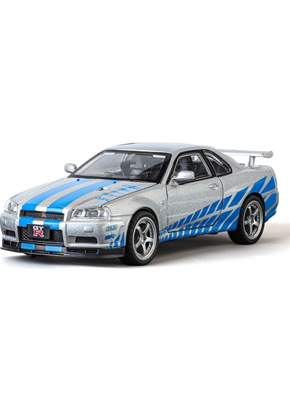 1:32 16CM Alaşım Araba Modeli Spor Araba Sedan Ses ve Işık Bumerang Kapı Açacağı Araba Modeli Koleksiyonluk Süs (Yurt Dışından)