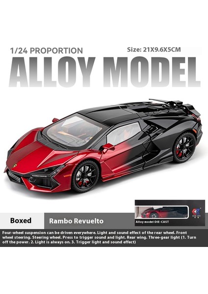 1:24 23CM Alaşım Araba Modeli Simülasyon Spor Araba Oyuncakları Sürücü Kapısı Ses ve Işık Modeli Araba Koleksiyonu Süsleri (Yurt Dışından)