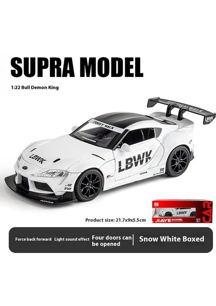 1:24 23CM Alaşım Araba Modeli Simülasyon Spor Araba Oyuncakları Sürücü Kapısı Ses ve Işık Modeli Araba Koleksiyonu Süsleri (Yurt Dışından)