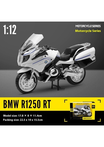 1:12 Alaşımlı Motosiklet Modeli Ses ve Işık Şok Emme Scooter Modeli Koleksiyonluk Süs (Yurt Dışından)