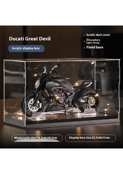 1:12 Alaşımlı Motosiklet Modeli Ses ve Işık Şok Emme Scooter Modeli Koleksiyonluk Süs (Yurt Dışından)