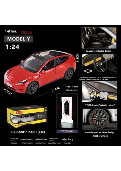 1:24 23CM Alaşım Araba Modeli Simülasyon Spor Araba Oyuncakları Sürücü Kapısı Ses ve Işık Modeli Araba Koleksiyonu Süsleri (Yurt Dışından)