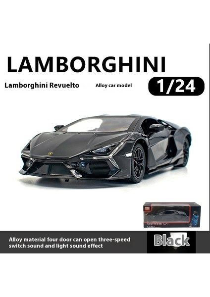 1:24 23CM Alaşım Araba Modeli Simülasyon Spor Araba Oyuncakları Sürücü Kapısı Ses ve Işık Modeli Araba Koleksiyonu Süsleri (Yurt Dışından)