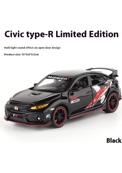 1:32 16CM Alaşım Araba Modeli Spor Araba Sedan Ses ve Işık Bumerang Kapı Açacağı Araba Modeli Koleksiyonluk Süs (Yurt Dışından)