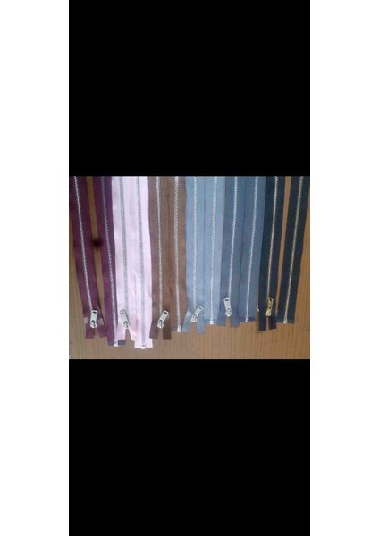 85 cm 6 Adet Karışık Renk 5 No Parlak Metal Separe Fermuar fiyatları