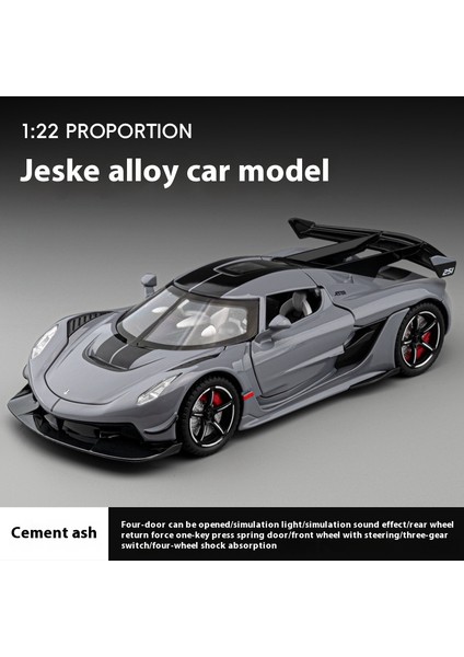 1:24 23CM Alaşım Araba Modeli Simülasyon Spor Araba Oyuncakları Sürücü Kapısı Ses ve Işık Modeli Araba Koleksiyonu Süsleri (Yurt Dışından)
