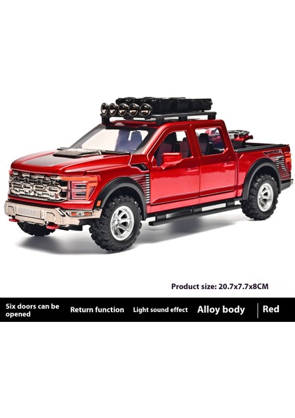 1:24 23CM Alaşım Araba Modeli Sesli ve Işıklı Açık Kapı Spor Araba Modeli Süsleme (Yurt Dışından)