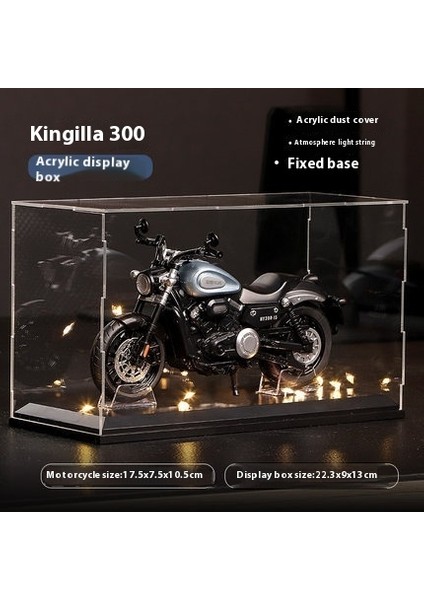 1:12 Ses ve Işık Şok Emicili Alaşım Motosiklet Modeli Motosiklet Koleksiyonu Süsleri (Yurt Dışından)