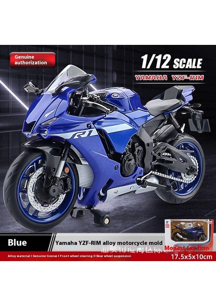 1:12 Alaşımlı Motosiklet Modeli Koleksiyonluk Süs (Yurt Dışından)
