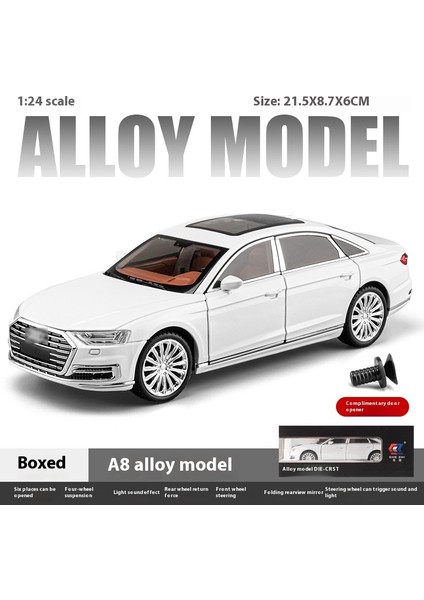 1:24 23CM Alaşım Araba Modeli Simülasyon Spor Araba Oyuncakları Sürücü Kapısı Ses ve Işık Modeli Araba Koleksiyonu Süsleri (Yurt Dışından)