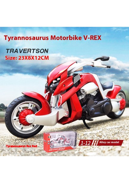 1:12 Simülasyon Motosiklet Ses ve Işık Şok Emici Alaşım Araba Modeli Butik Koleksiyon Süsleri (Yurt Dışından)