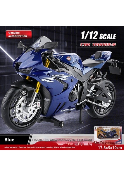 1:12 Alaşımlı Motosiklet Modeli Koleksiyonluk Süs (Yurt Dışından)