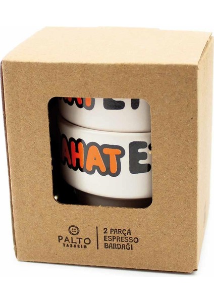 Kız Kardeş 2'li Espresso Bardak Seti - Hediye Seramik Fincan modelleri
