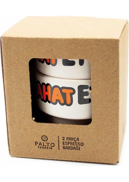 You Are Doing Your Best & Keep It Up! 2'li Espresso Bardak Seti - Hediye Seramik Fincan fırsatları