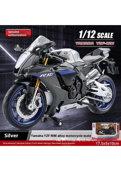 1:12 Alaşımlı Motosiklet Modeli Koleksiyonluk Süs (Yurt Dışından)