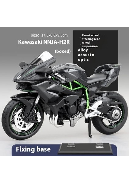 1:12 Ses ve Işık Şok Emicili Alaşım Motosiklet Modeli Motosiklet Koleksiyonu Süsleri (Yurt Dışından)