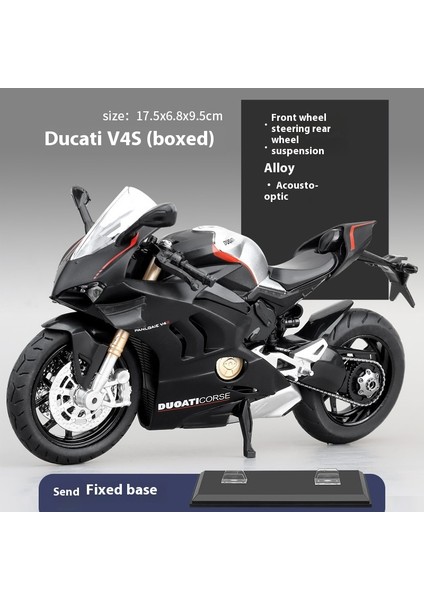 1:12 Alaşımlı Motosiklet Modeli Ses ve Işık Şok Emme Scooter Modeli Koleksiyonluk Süs (Yurt Dışından)