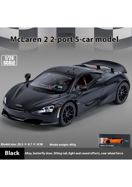1:24 23CM Alaşım Araba Modeli Simülasyon Spor Araba Oyuncakları Sürücü Kapısı Ses ve Işık Modeli Araba Koleksiyonu Süsleri (Yurt Dışından)