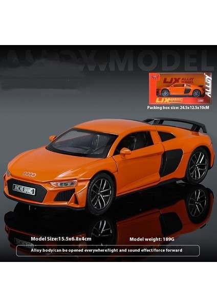 1:32 16CM Alaşım Araba Modeli Spor Araba Sedan Ses ve Işık Bumerang Kapı Açacağı Araba Modeli Koleksiyonluk Süs (Yurt Dışından)