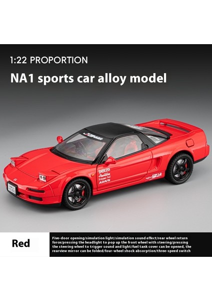 1:24 23CM Alaşım Araba Modeli Simülasyon Spor Araba Oyuncakları Sürücü Kapısı Ses ve Işık Modeli Araba Koleksiyonu Süsleri (Yurt Dışından)