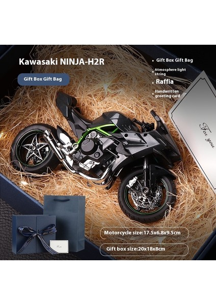 1:12 Alaşımlı Motosiklet Modeli Ses ve Işık Şok Emme Scooter Modeli Koleksiyonluk Süs (Yurt Dışından)