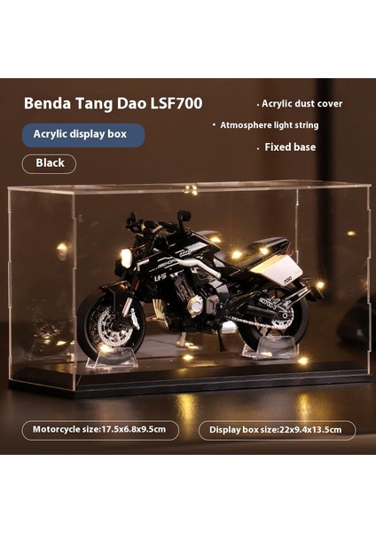 1:12 Alaşımlı Motosiklet Modeli Ses ve Işık Şok Emme Scooter Modeli Koleksiyonluk Süs (Yurt Dışından)