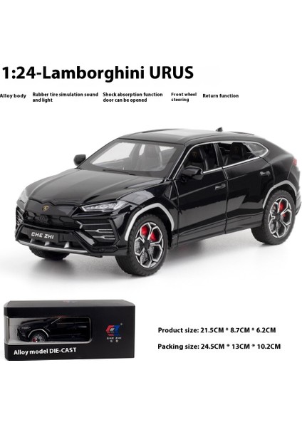 1:24 23CM Alaşım Model Araba Sürücü Kapısı Ses ve Işık Bumerang Araba Koleksiyon Süsleri (Yurt Dışından)