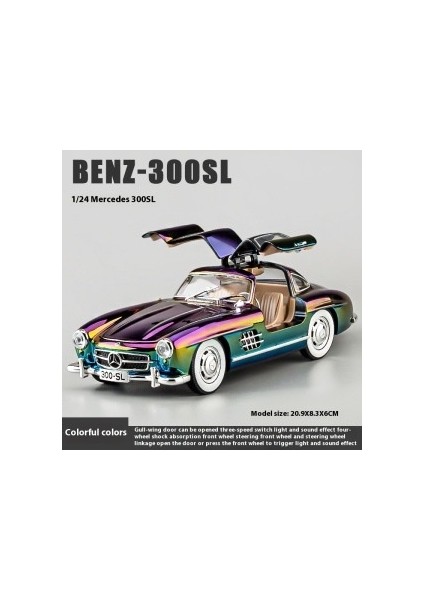 1:24 23CM Alaşım Model Araba Sürücü Kapısı Ses ve Işık Bumerang Araba Koleksiyon Süsleri (Yurt Dışından)