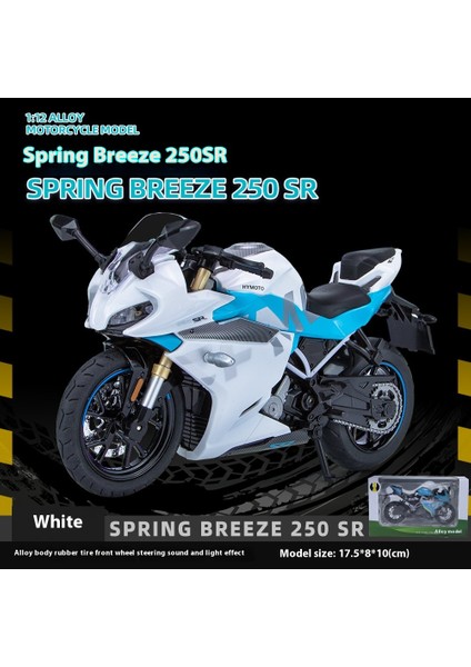 1:12 Simülasyon Motosiklet Ses ve Işık Şok Emici Alaşım Araba Modeli Butik Koleksiyon Süsleri (Yurt Dışından)