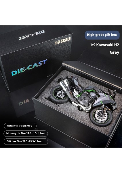 1:12 Simülasyon Motosiklet Ses ve Işık Şok Emici Alaşım Araba Modeli Butik Koleksiyon Süsleri (Yurt Dışından)