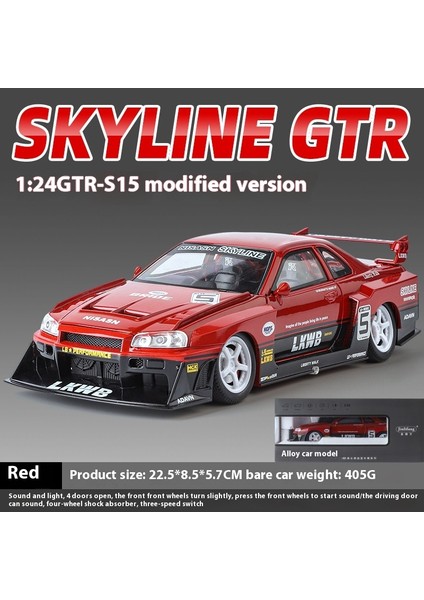1:24 23CM Alaşım Model Araba Sürücü Kapısı Ses ve Işık Bumerang Araba Koleksiyon Süsleri (Yurt Dışından)