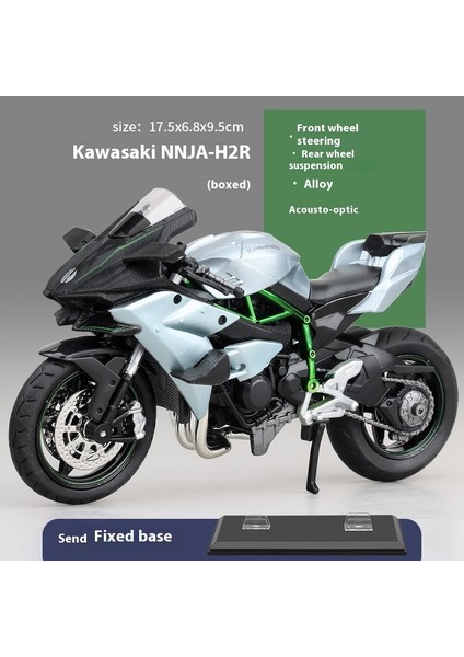 1:12 Alaşımlı Motosiklet Modeli Ses ve Işık Şok Emme Scooter Modeli Koleksiyonluk Süs (Yurt Dışından)