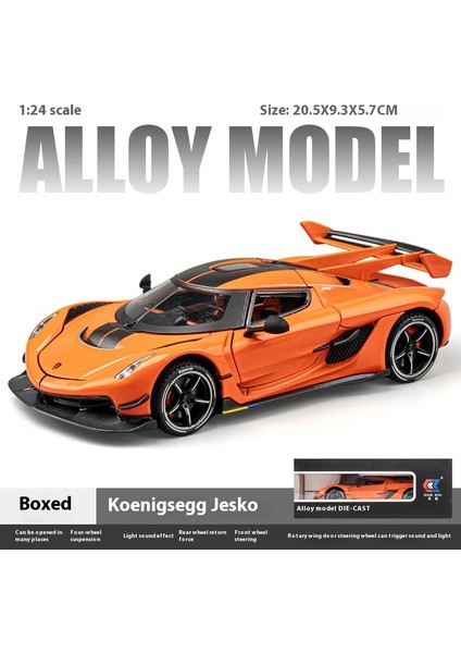 1:24 23CM Alaşım Araba Modeli Simülasyon Spor Araba Oyuncakları Sürücü Kapısı Ses ve Işık Modeli Araba Koleksiyonu Süsleri (Yurt Dışından)