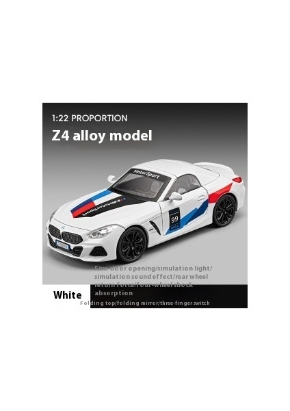 1:24 23CM Alaşım Araba Modeli Simülasyon Spor Araba Oyuncakları Sürücü Kapısı Ses ve Işık Modeli Araba Koleksiyonu Süsleri (Yurt Dışından)