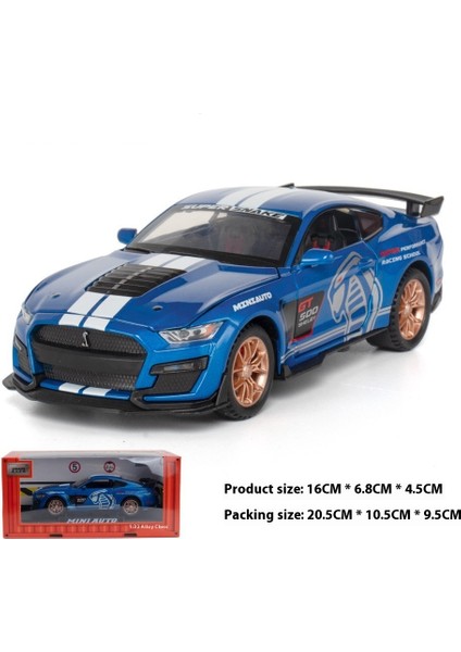 1:32 16CM Alaşım Araba Modeli Spor Araba Sedan Ses ve Işık Bumerang Kapı Açacağı Araba Modeli Koleksiyonluk Süs (Yurt Dışından)