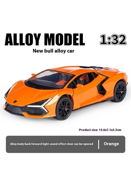 1:32 16CM Alaşım Araba Modeli Simülasyon Spor Araba Ses ve Işık Bumerang Oyuncak Araba Modeli Süsler (Yurt Dışından)