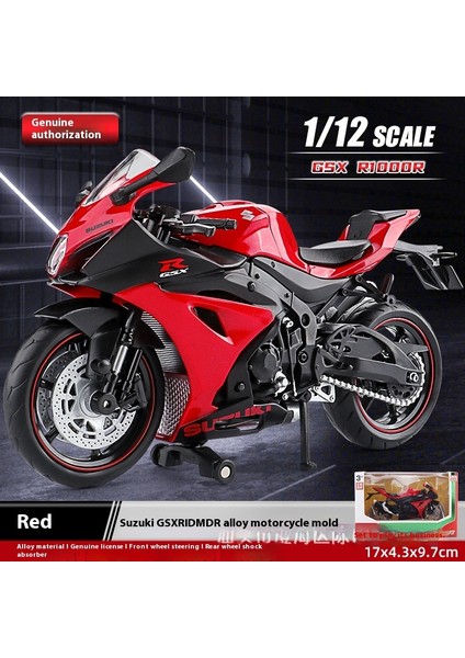 1:12 Alaşımlı Motosiklet Modeli Koleksiyonluk Süs (Yurt Dışından)